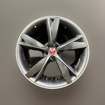 2014-2020 Jaguar F-Type R 20'' REAR Factory Rim 20x10.5 OEM EX5M1007FB *DAMAGED*