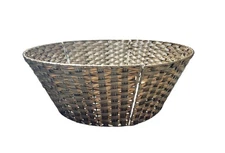 Jenaai Christmas Tree Collar 30” Woven Tree Ring Decoration - Coffee Brown