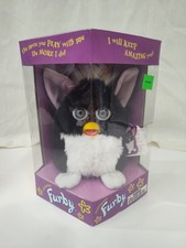 Furby 1998 70-800 Tuxedo W/ Gray Eyes NIB W/ Original Purchase Receipt