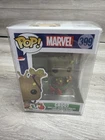 Funko Pop! Marvel - Groot (Holiday) #399 Vinyl Figure with Pop Protector