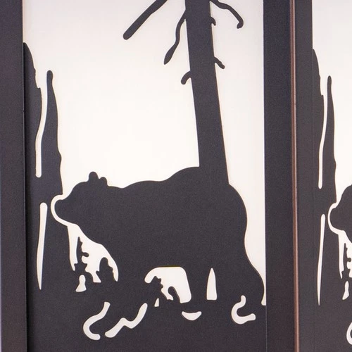 Vaxcel Lighting OW35083 Bozeman 1 Light Outdoor Wall Sconce - - Bronze - Picture 3 of 12