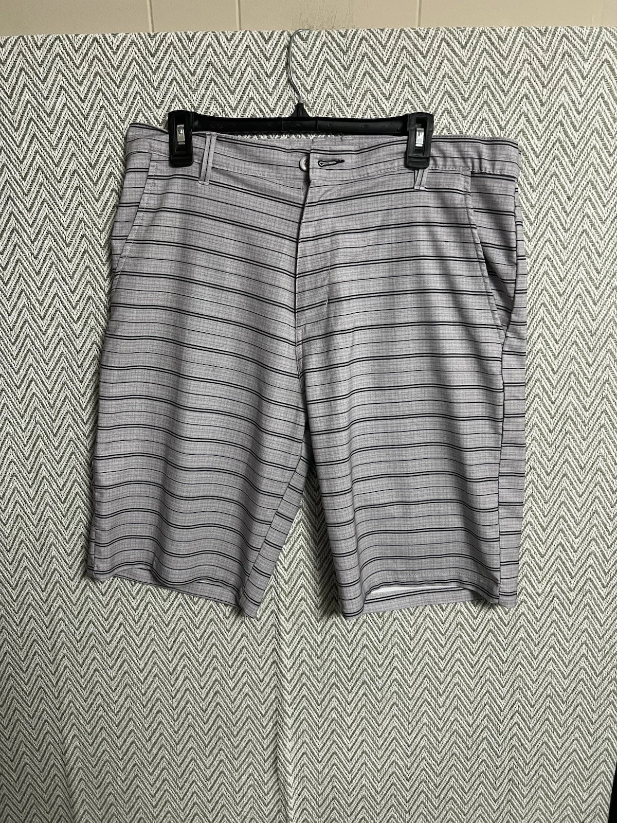 Burnside Mens 34 Stripped Shorts Y2k Beach, Board Skater Retro