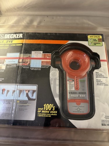 BLACK&DECKER BULLS EYE BDL100S AUTO LASER LEVEL & STUD FINDER and ScrewDriver - Picture 3 of 8