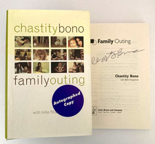 SIGNED Chastity (Chaz) Bono 1998 FAMILY OUTING 1st HC Book AUTOGRAPHED