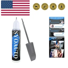 2-in-1 Automotive Silver Touch Up Paint Pen – 0.4 oz Rust Prevention Solution