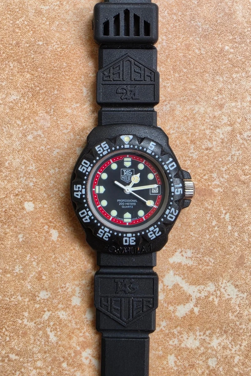 希少値下げ【TAG Heuer】Formula 1 Professional TAG Heuer Formula 1 Plastic Case Analog Wristwatches for sale | eBay