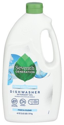 Seventh Generation Dish Gel Auto Free & Clr 42 OZ Pack Of 6