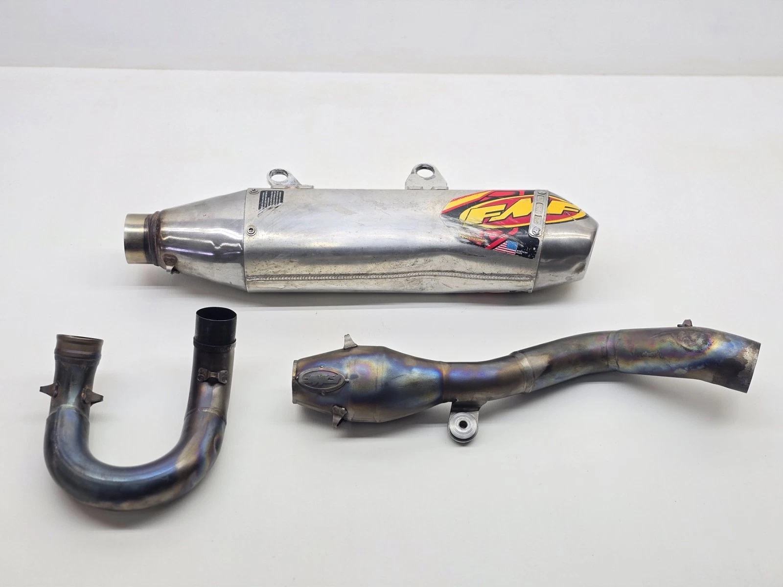 2016 Husqvarna FC250 FMF Titanium Exhaust System Muffler Header Assembly MX