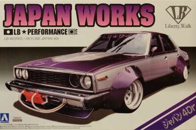 Nissan Skyline LB-Works JAPAN 1:24 Model Kit Bausatz Aoshima 009802