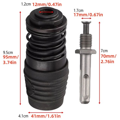 Hammer Drill Adapter Kit For SDS Plus to SDS Max Shank Type Chuck Converter - Picture 16 of 16