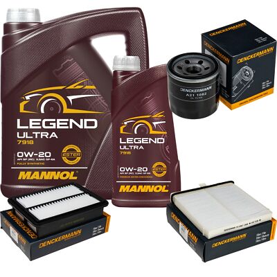 Inspektionspaket MANNOL Legend Ultra 0W-20 6L für Mazda CX-30 M Hybrid 3