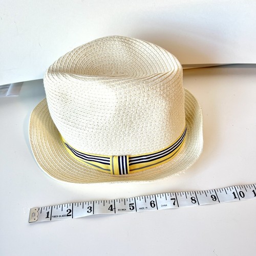 100% Paper Bowler Panama Hat With Ribbon Accent - Picture 9 of 11
