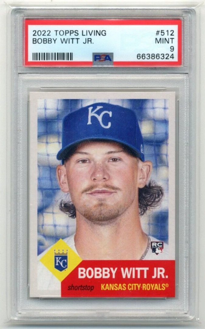 2022 Topps Living #512 Bobby Witt Jr. RC PSA 9 Royals | eBay