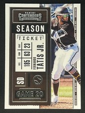 FERNANDO TATIS JR 2020 Panini Contenders Season Ticket Base #49 | Padres
