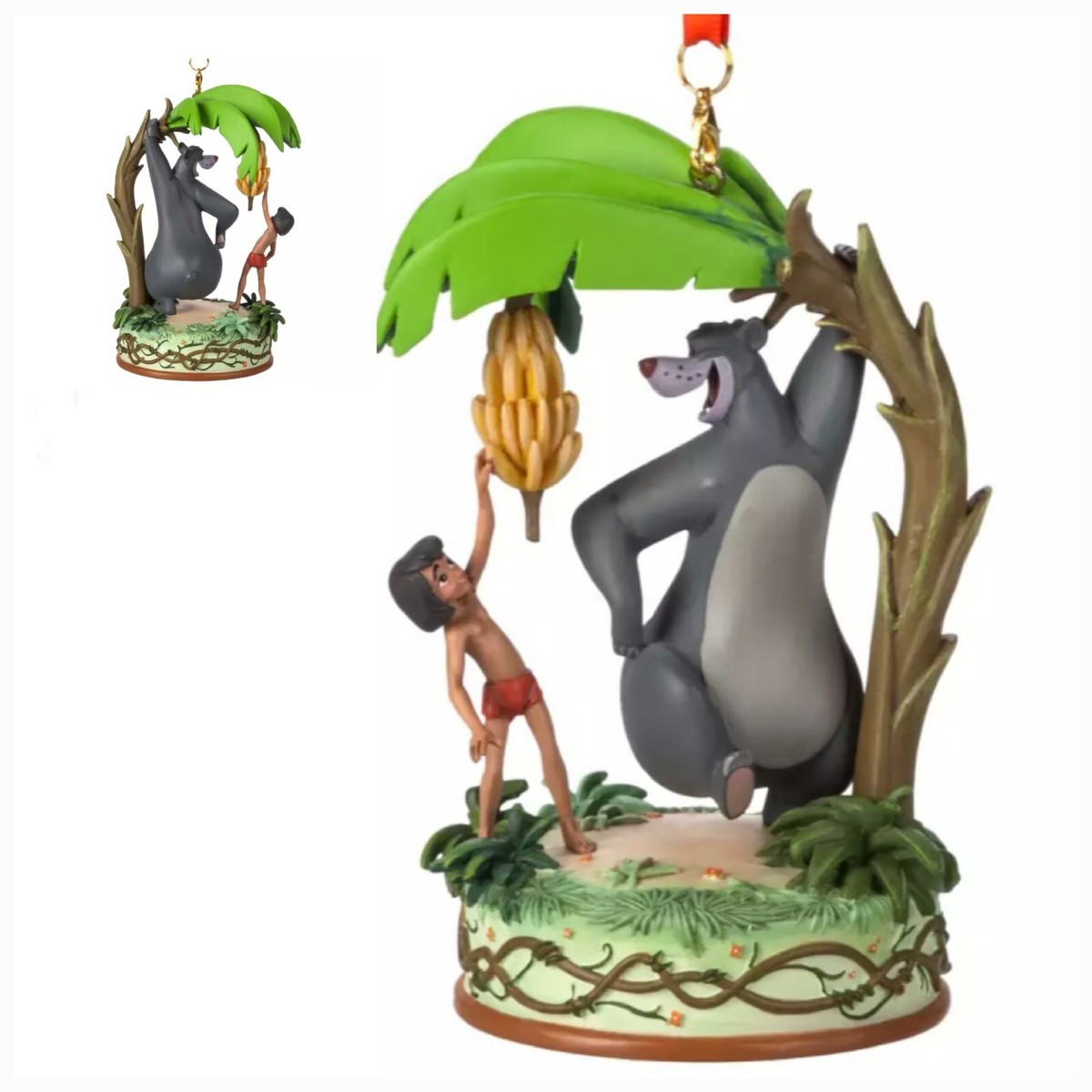 Disney Jungle Book オーナメントセット （ジャングルブック） Disney The Jungle Book Mowgli And Baloo Sketchbook Ornament | eBay