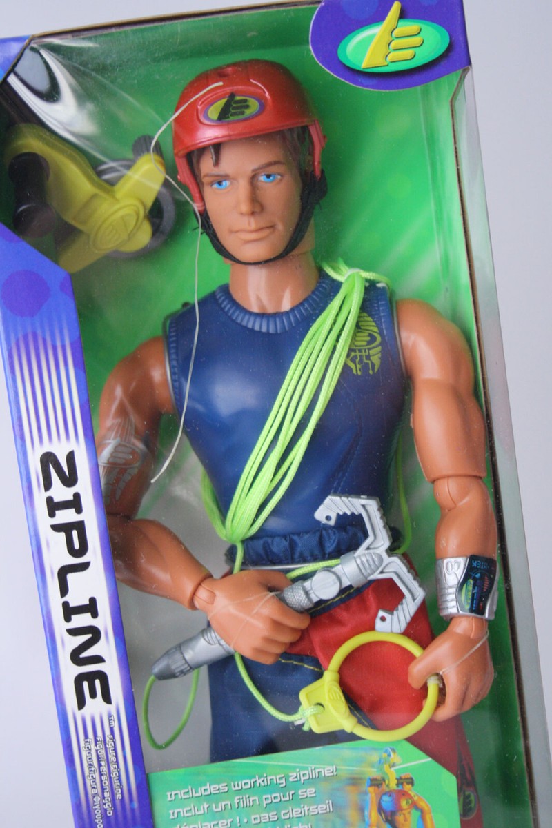 RARE VINTAGE 2002 MAX STEEL ZIPLINE FIGURE MATTEL NEW SEALED ! | eBay