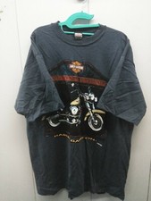Vintage 90's Harley Davidson MotorcycleFun Wear blue Shirt Size XL MADE IN USA