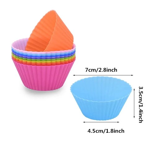 Molde de silicona reutilizable para tartas muffins pasteles para decorar tartas - Picture 2 of 27