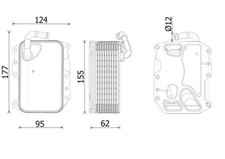 MAHLE Ölkühler, Motoröl  u.a. für AUDI, VW