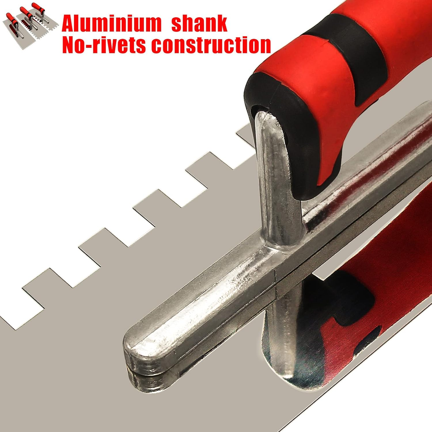 Tile Installation Trowels Tile Tools Stainless Steel Square-Notched Trowel Set – 3 PC Margin Trowel | Wall & Floor Tile Installation Kit Tile Trowel Set