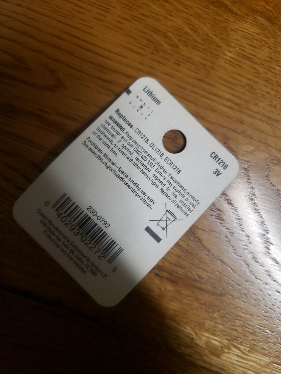 ⭐︎  Enercell CR1216 3V/25mAh Lithium Coin Cell Battery | eBay