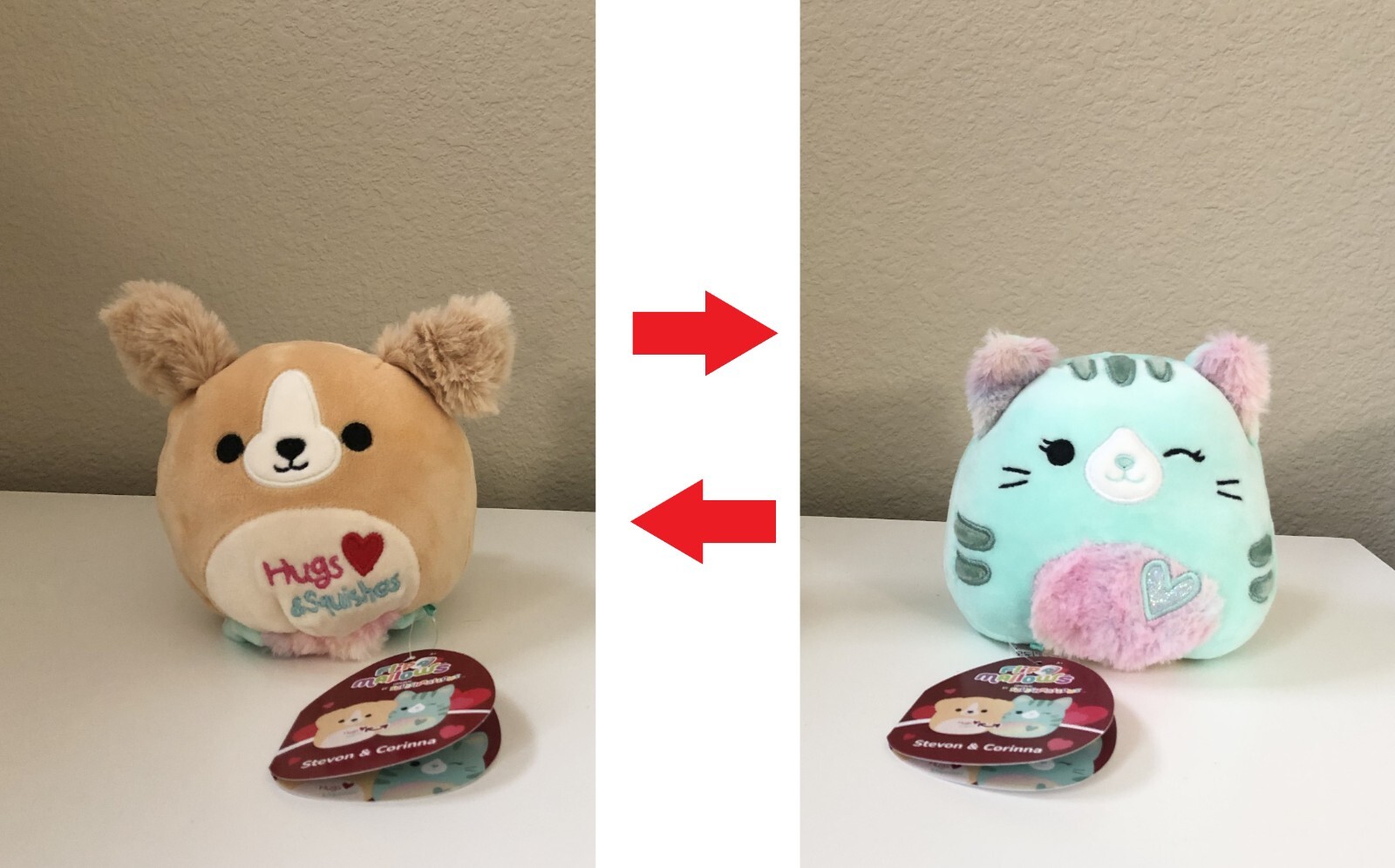 Squishmallow Kellytoy 2023 – Stevon Der Osterhund, 12,7 Cm, Kuschelweicher Plüsch Für Ostern