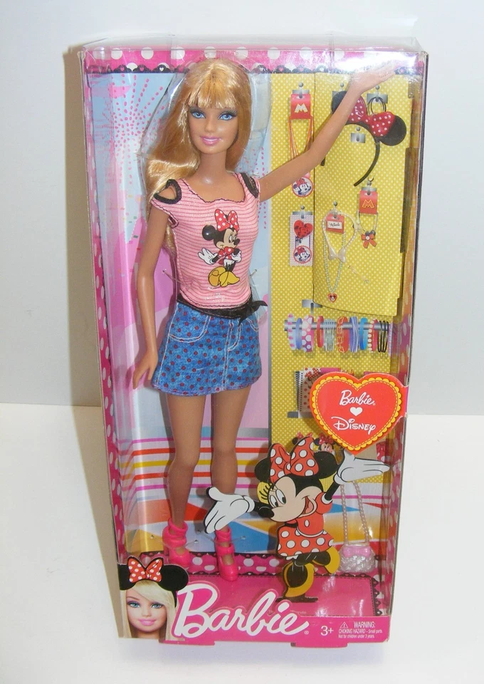 Muñeca Barbie 2011 y Disney Minnie Mouse nueva en caja B-2 Foto 4 de 4