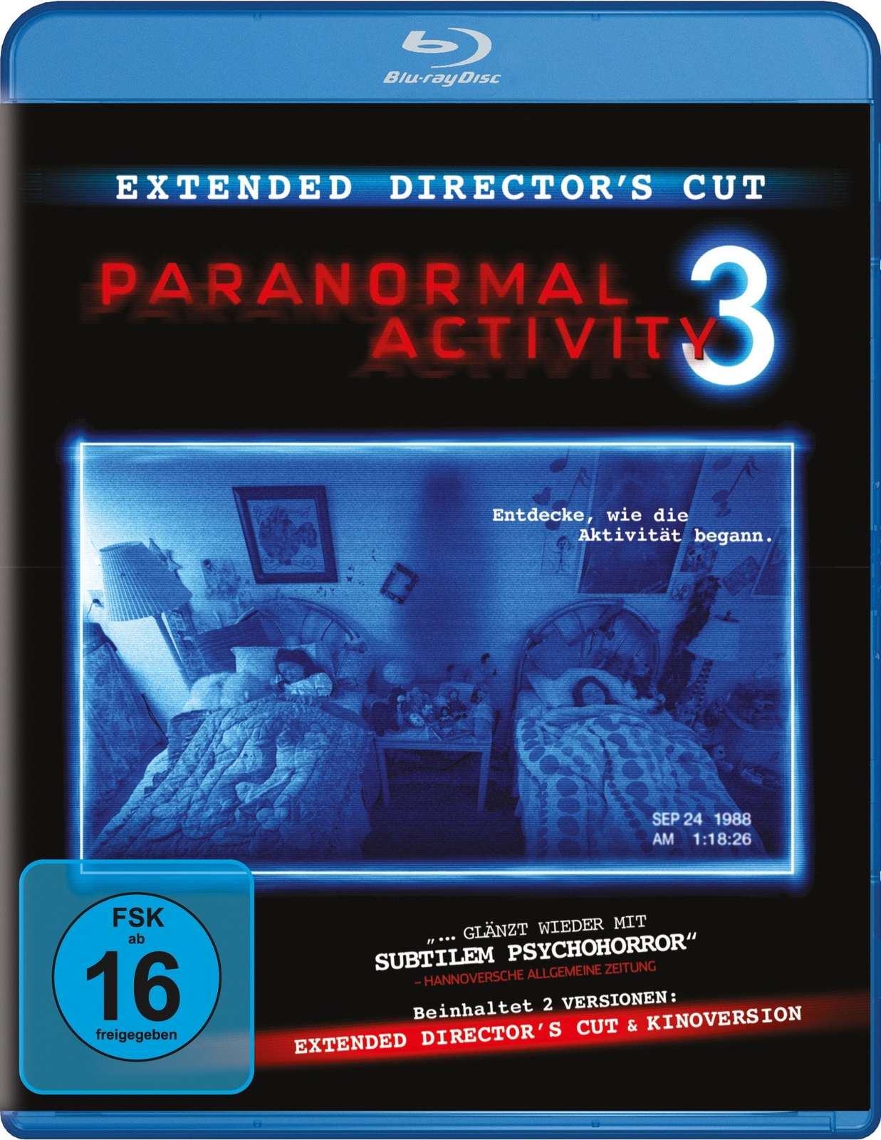 Paranormal Activity 3 (Extended Cut) [Blu-ray] [Director's Cut] (Blu-ray) Katie