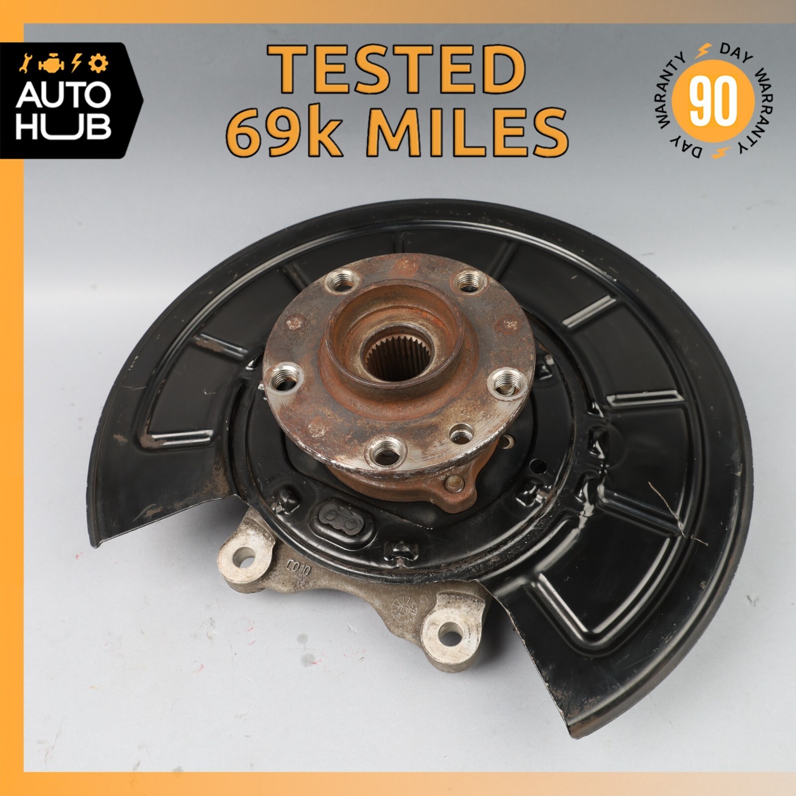 14-17 Maserati Quattroporte M156 Rear Right Side Spindle Knuckle Hub OEM 69k