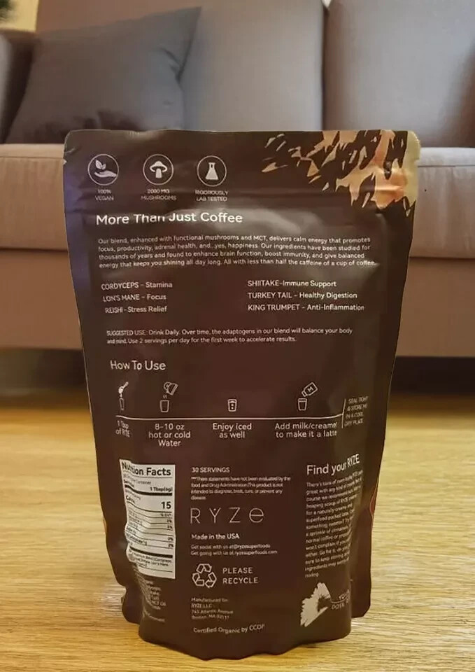 Coffee Amazon Confezione Da 2 Caffè Ai Funghi Biologico Ryze – 100% Autentico, 30 Porzioni, Spedizione Gratuita Grafiche YZ 125 2021 - Foto 11