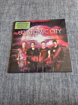 U2 - Atomic City  Limited 7'' Vinyl Single Photoluminescent Transparent NEU OVP