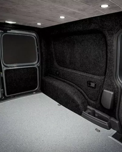Campervan Motorhome Truck Lining 5m x 2m w 4Way Stretch Carpet - 4-Way BLACK - Picture 1 of 7