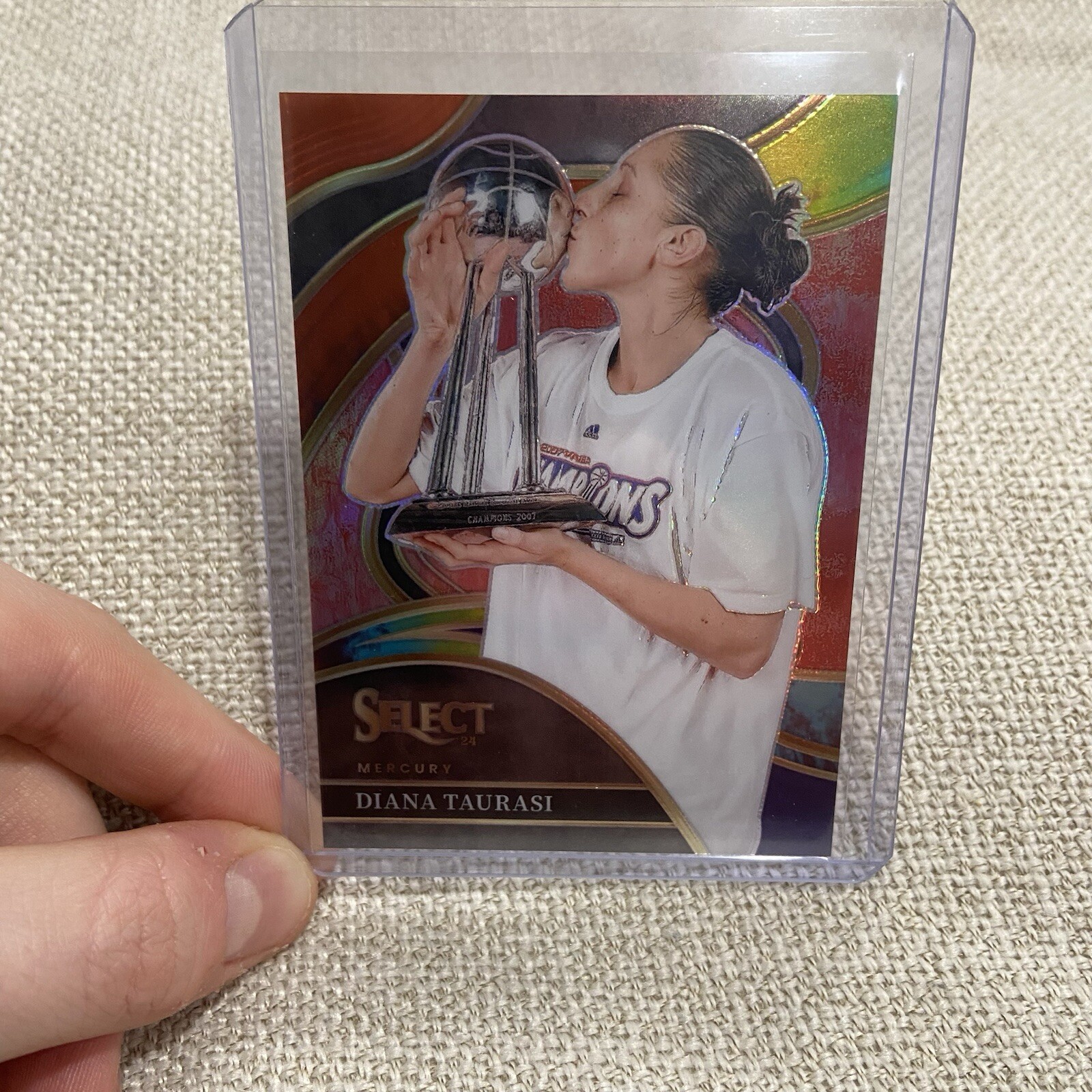 2024 Select WNBA Diana Taurasi Courtside Tie Dye /25 SSP Card 250 Mercury