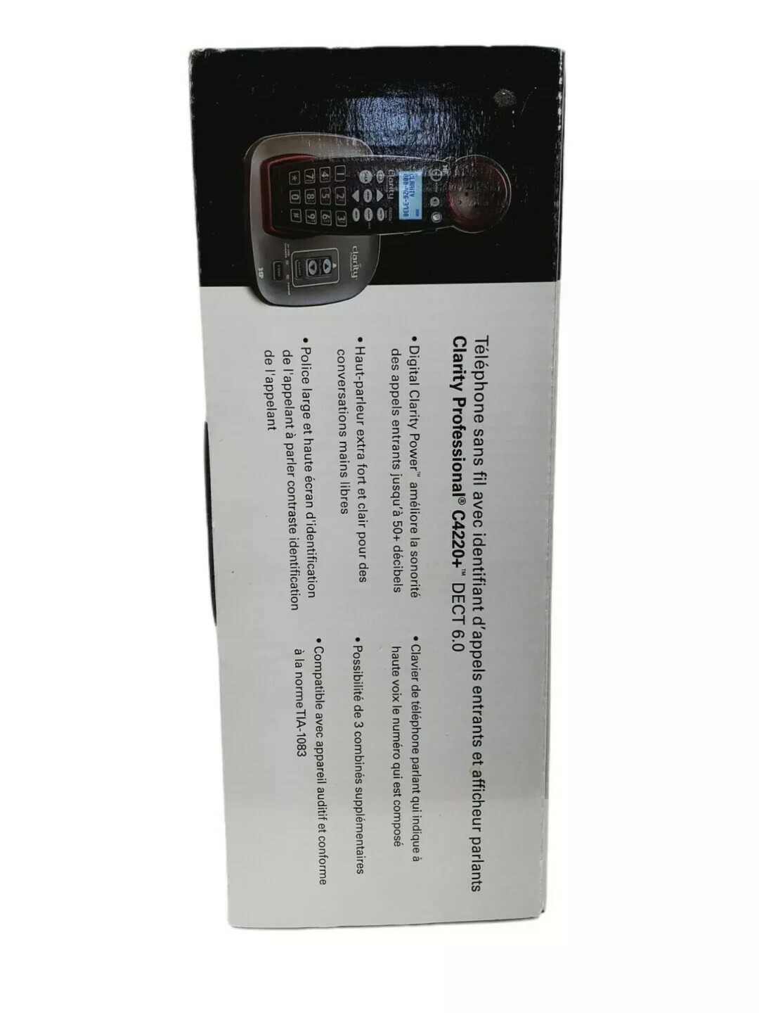 Clarity C4220+ Amplified Cordless Phone DECT6.0 Talking Caller ID