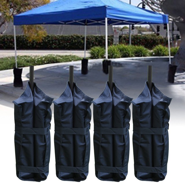 Outsunny Gazebo Sand Weight Bag Marquee Party Tent Canopy Black Set