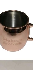 Lot of 2 New in Box Makers Mark Copper Moscow Mule Mug Cups 20 oz