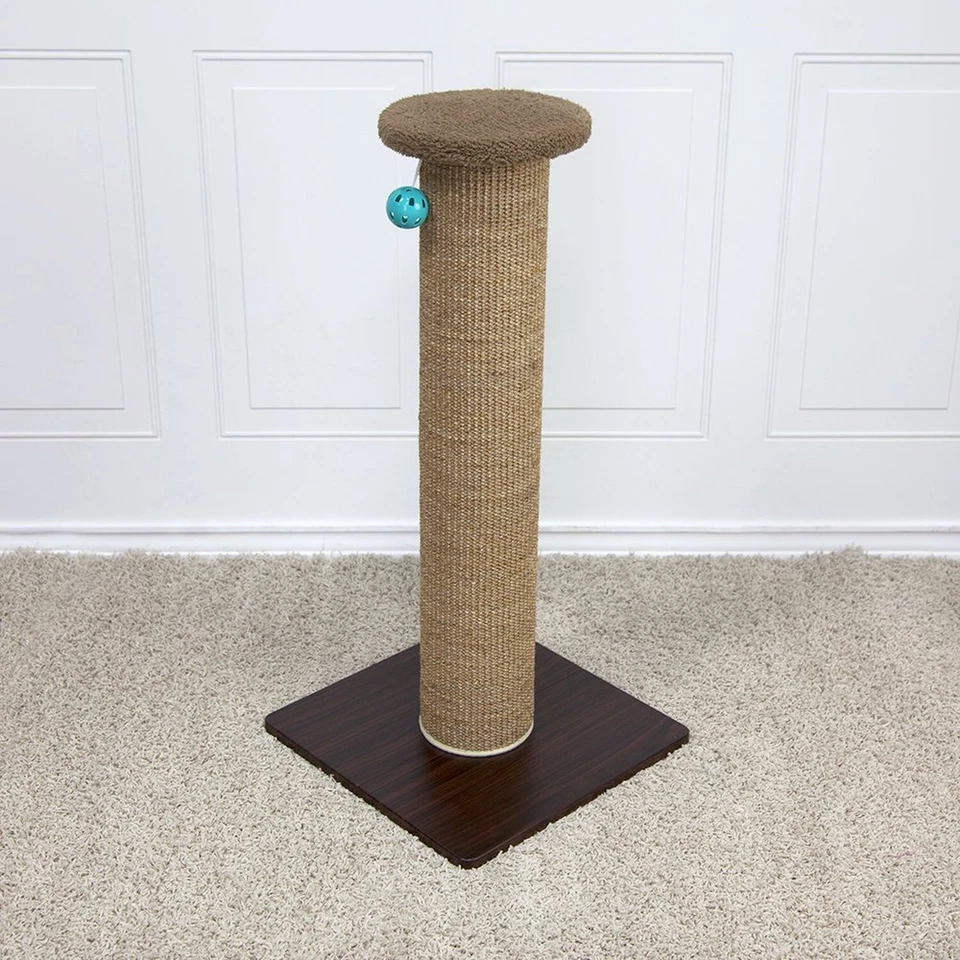 Kitty City Sisal Post Scratcher, Sisal Post (Brown) Sisal Post (Brown) - Image 2 of 4