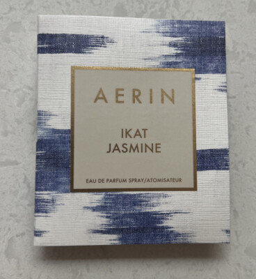 Ikat Jasmine by Aerin Eau De Parfum Spray sample on card 2ml New