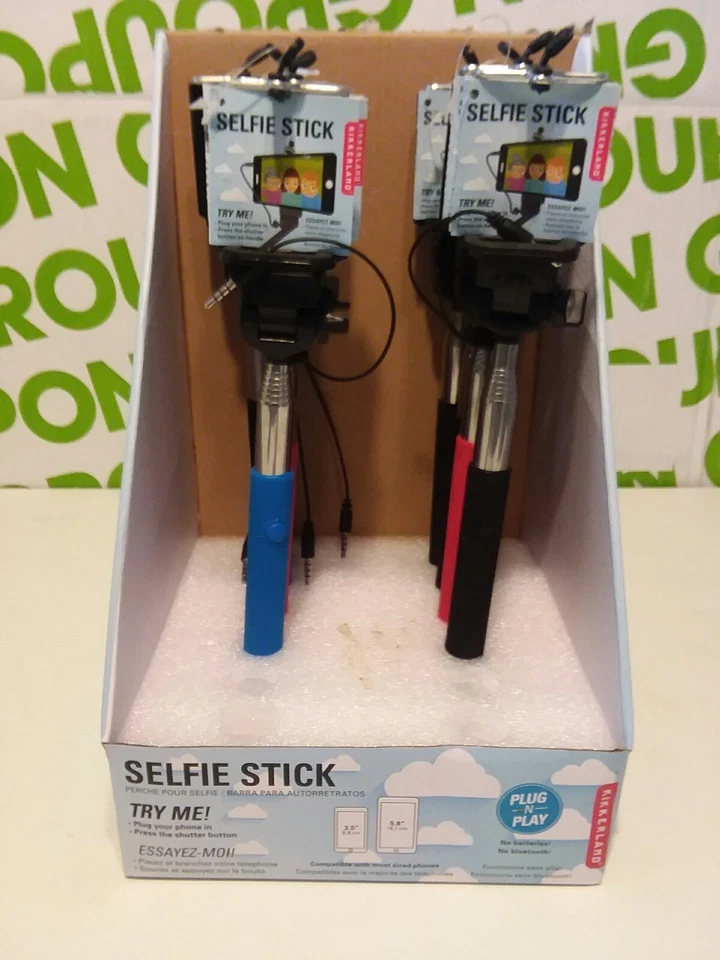 EXTENDABLE SELFIE STICK RED BLACK BLUE FREE SHIPPING - Image 2 of 2