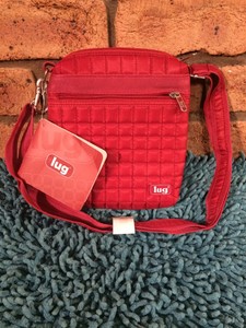 red side purse