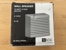 Wbox Technologies 0E-WALLSPEKR Indoor Wall Speaker New 15W 8OHM