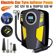 Tire Inflator Car Air Pump Compressor Electric Portable Auto 12V Volt 150 PSI