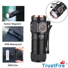 TrustFire 1000LM Compact EDC Flashlight - Rechargeable, Pocket-Sized with Magnet