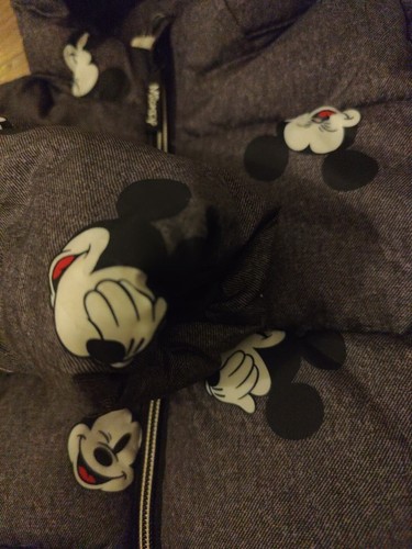 Kinderjacke, Baby, Gr.86, Mickey Mouse Ohren,Grau - Bild 4 von 6
