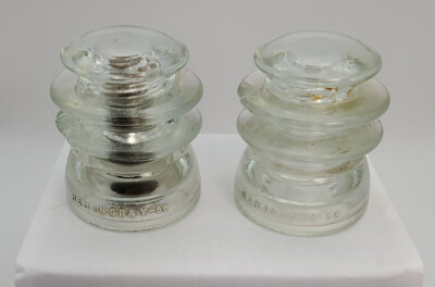 Hemingray 56 2 Vintage Hemingray #56 Glass Insulators | eBay