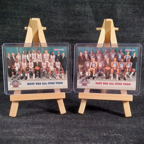 1993 94 NBA Hoops 281 282 East West NBA All Star Teams EBay