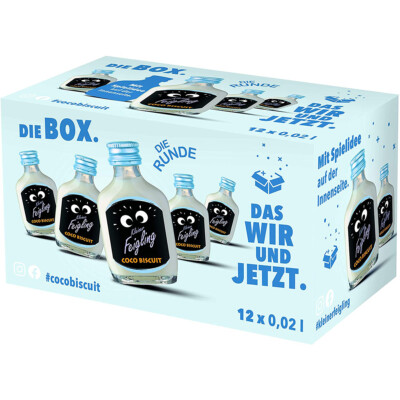 Kleiner Feigling Coco Biscuit Premium Likör Der Party Shot 12er
