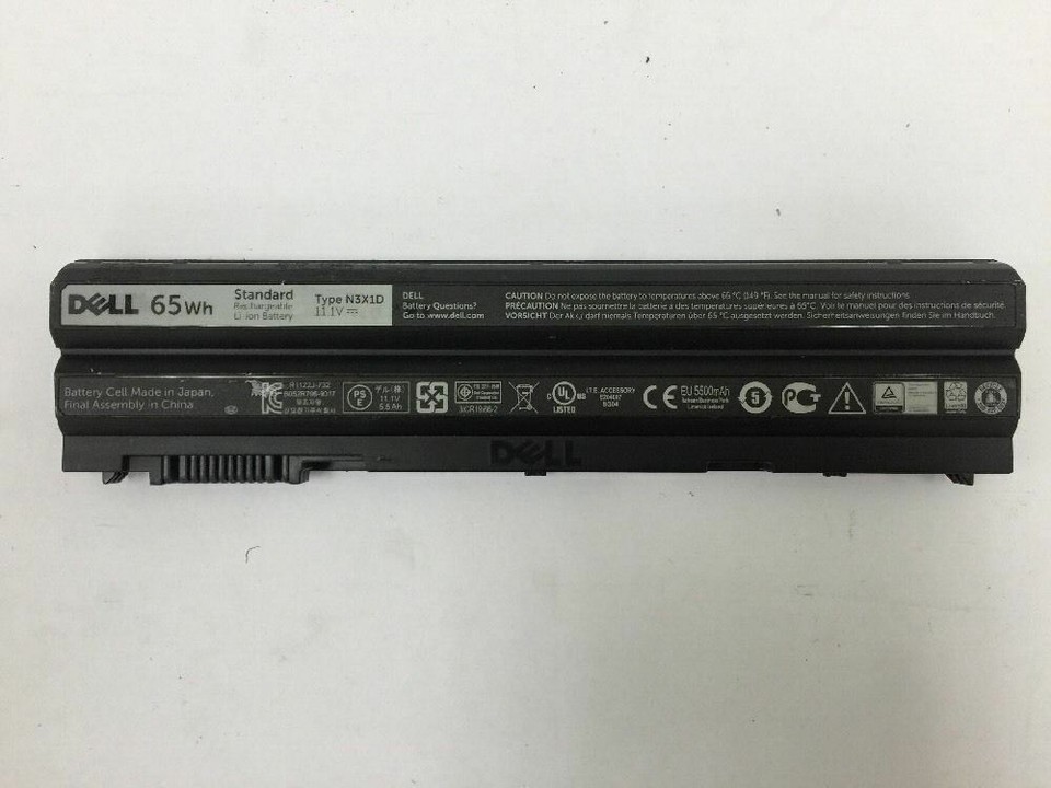 KXRSII 65Wh N3X1D Batteria per Dell Latitude E6420 E6430 E6440 E6520 E6530 E6540 E5420 E5430 E5520 E5530 Inspiron 4420 4520 4720 5420 5425 5520 5525 5720 Vostro 3460 3560 Series 8858X T54FJ M5Y0X