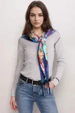 Johnny Was Stallion Silk Scarf C97023-E