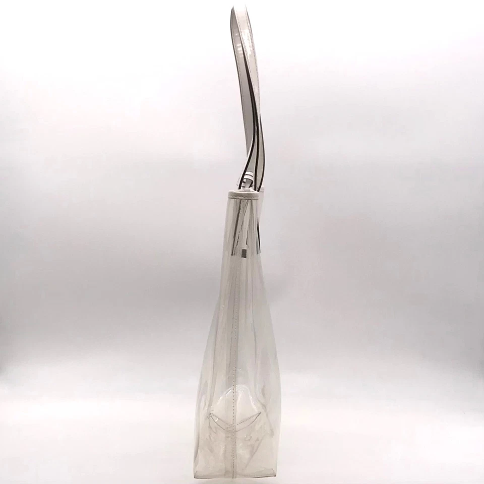 Bolso de Mano Michael Kors Plástico Transparente Gráfico Logo Estampado Foto 4 de 4